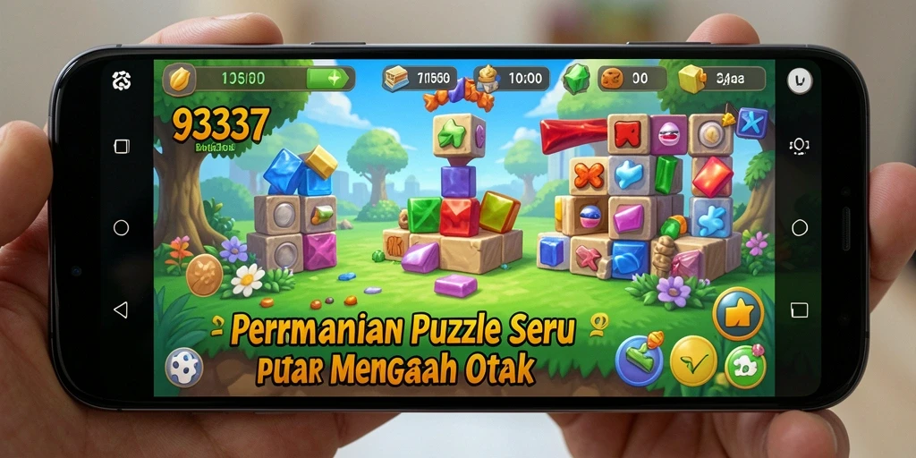 Tampilan gameplay menarik dari game Puzzle 93337.
