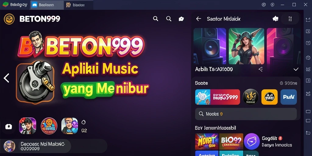 Tampilan gameplay BETON999 yang penuh warna dan menghibur.