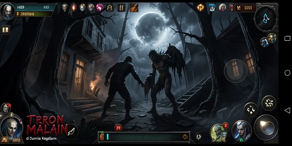 Gameplay H89 dengan suasana Horror yang mencekam.