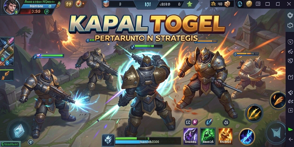 Tampilan gameplay KAPALTOGEL yang seru dan dinamis.