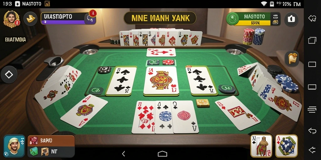 Tampilan gameplay seru dalam NIASTOTO yang menampilkan pertandingan Gaple.