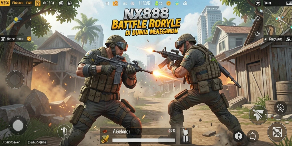 Gameplay seru di NX888 dengan aksi Battle Royale yang mendebarkan.