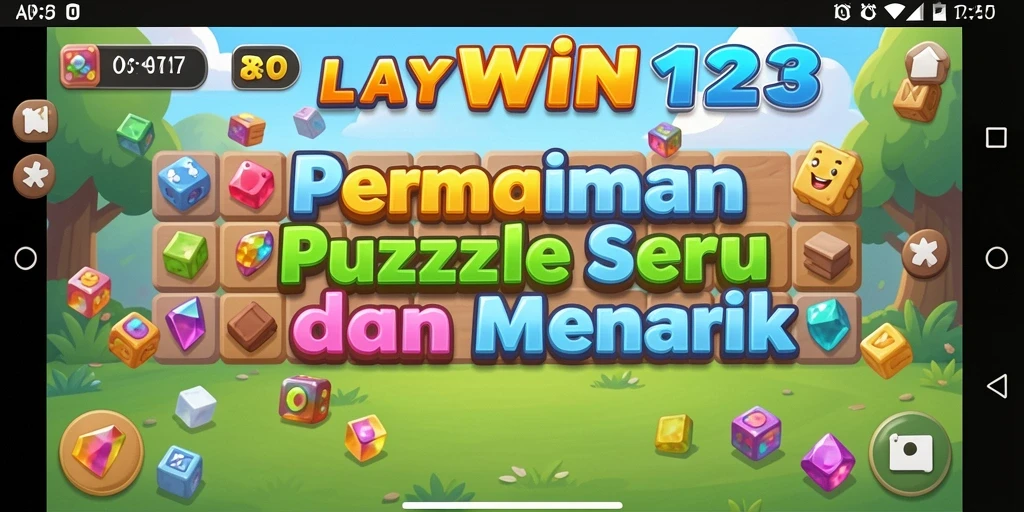 Screenshot utama PLAYWIN123 menampilkan gameplay Puzzle yang menarik.