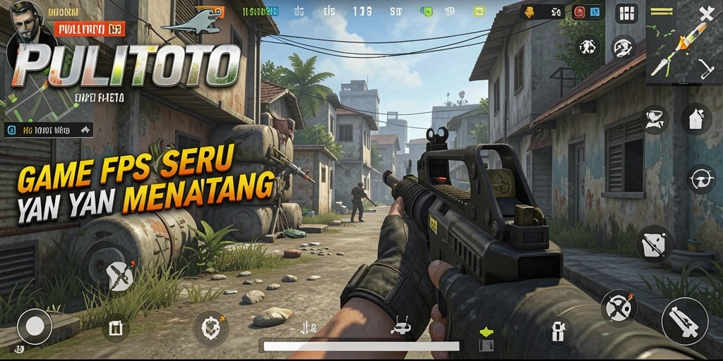 Gameplay PULITOTO yang intens dan mendebarkan di lapangan perang.