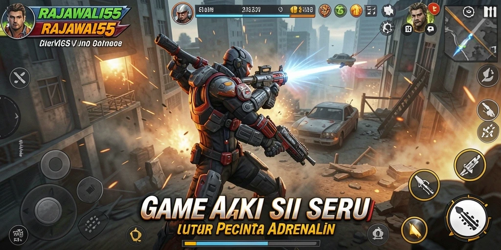 Tampilan menarik dalam aksi gameplay RAJAWALI55.