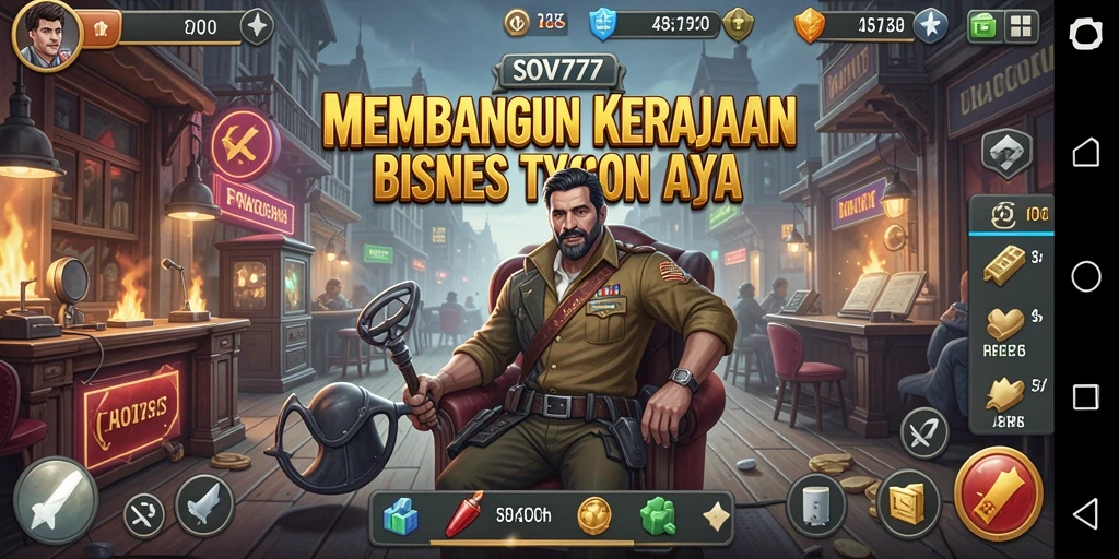 Gameplay SOV777 yang memukau dalam membangun bisnis Tycoon.