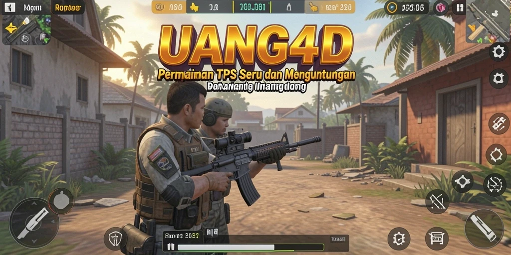 Tampilan gameplay seru dan menantang di UANG4D.