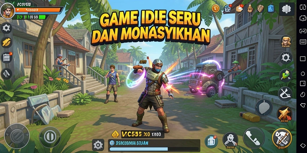 Tampilan gameplay VC55 yang menarik dalam genre Idle.
