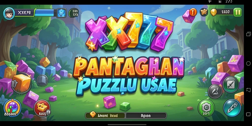 Gameplay XXX777 yang menantang dan menarik saat memecahkan teka-teki.